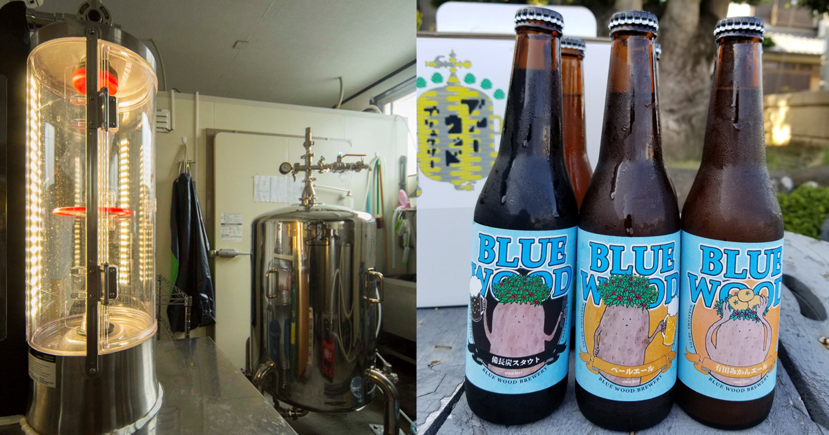 和歌山県有田川町の特産品を生かしたビール造り。ブルーウッドのフレッシュホップビールとは？