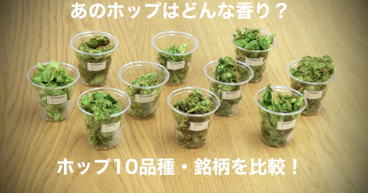 10種類のホップ