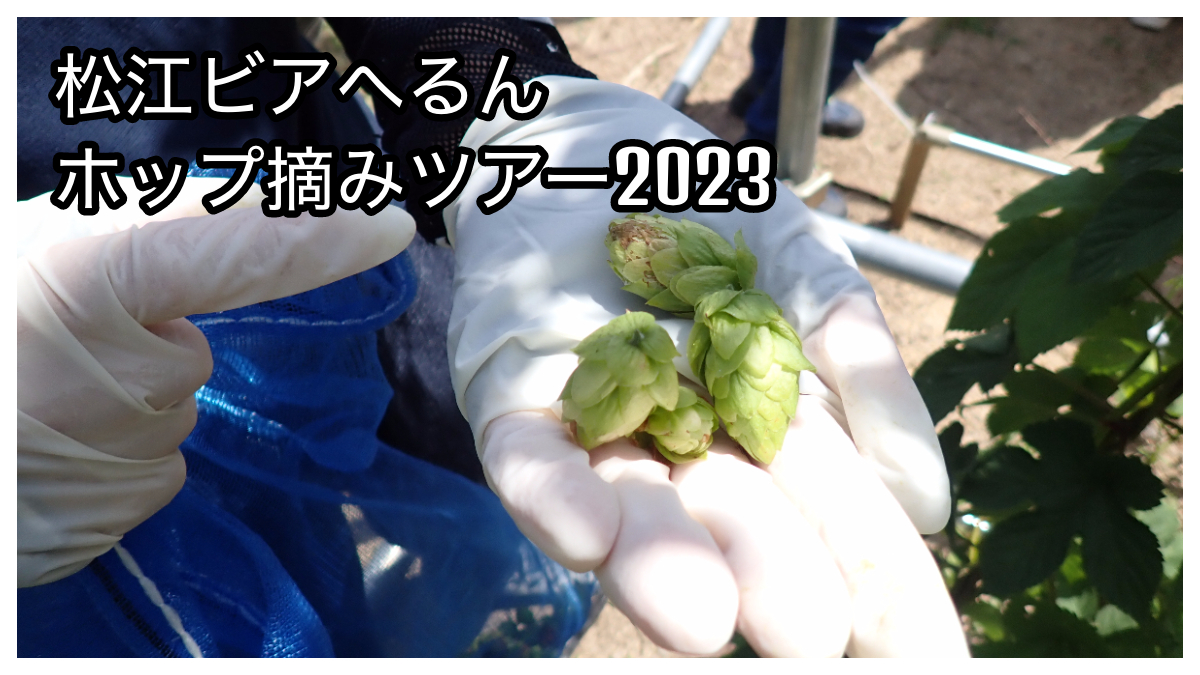 松江ビアへるんホップ摘みツアー 2023 体験レポート