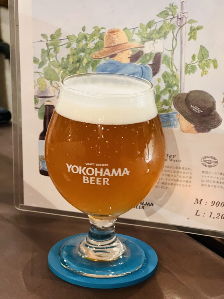 毎年楽しみにしているフレッシュホップビール