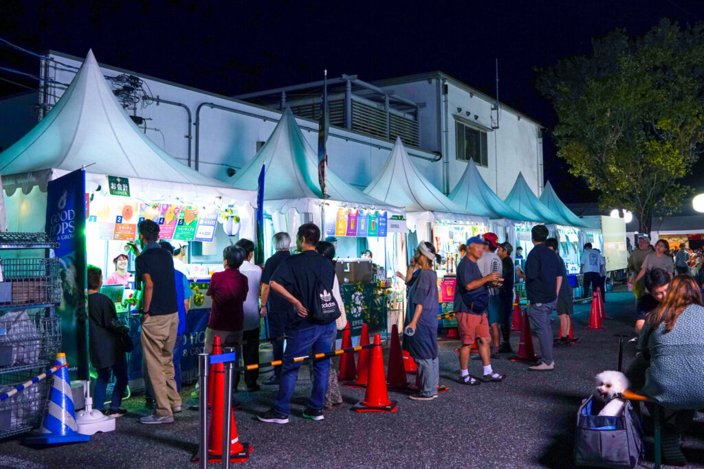 遠野ホップ収穫祭_ブース